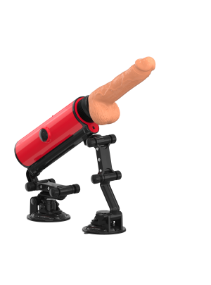 Double Suction Cup Fuck Machine with suction cup adapter
