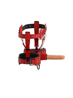 Harness Sex Machine with suction cup adapter